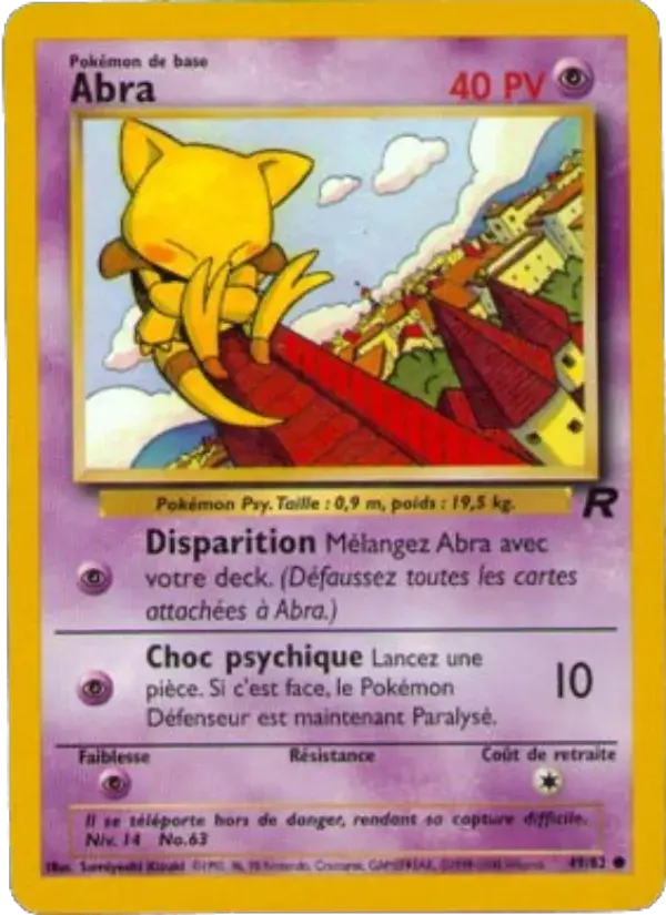 Abra - 49/83 - Team Rocket