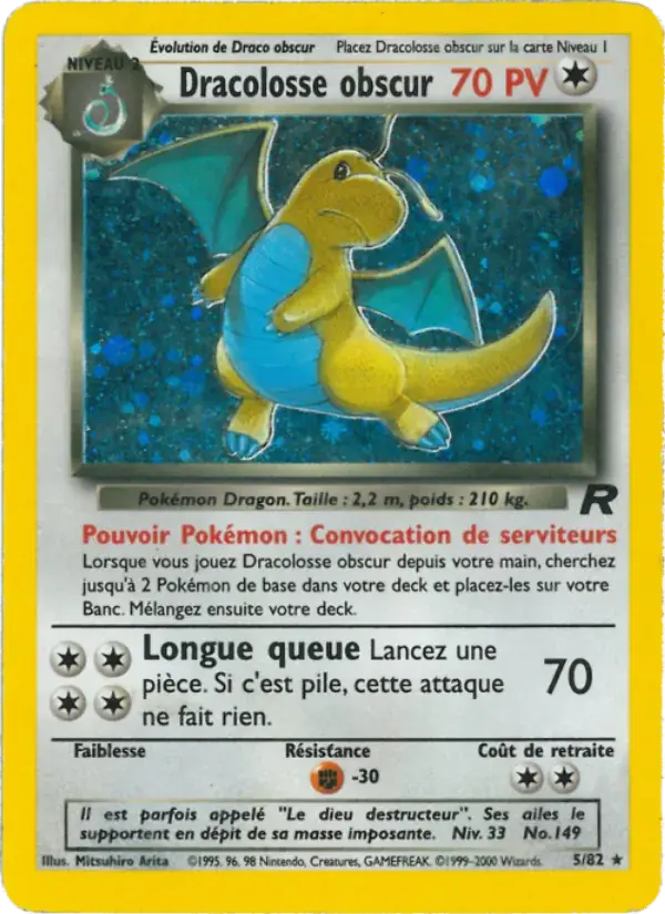 Dracolosse obscur - 5/83 - Team Rocket