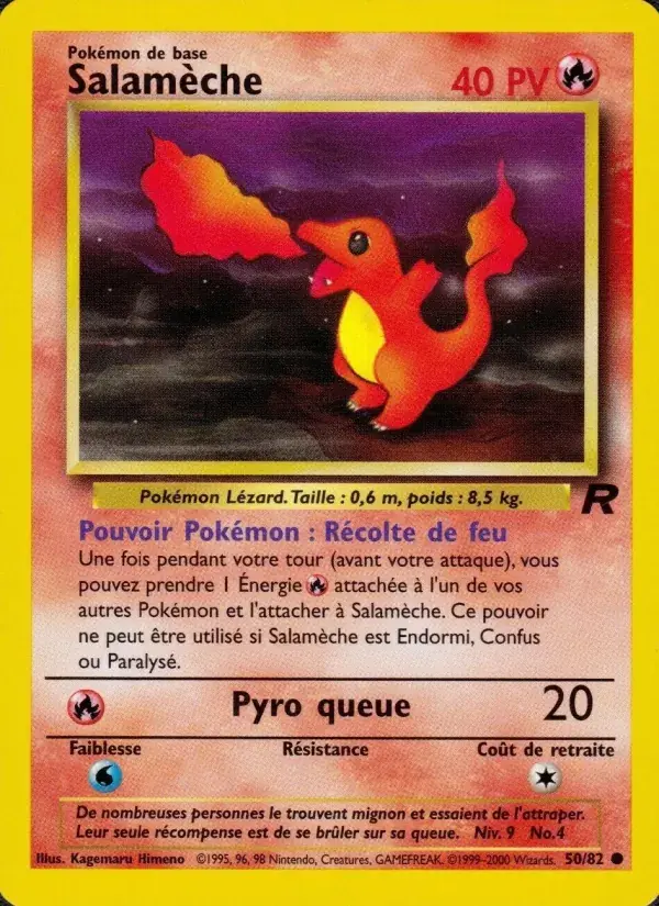 Salamèche - 50/83 - Team Rocket