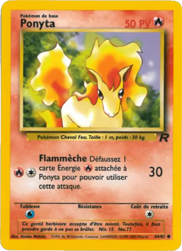 Ponyta - 64/83 - Team Rocket