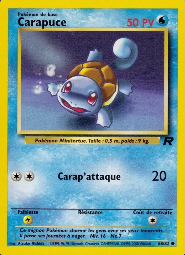 Carapuce - 68/83 - Team Rocket