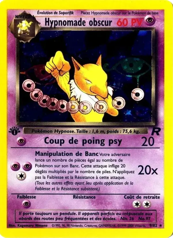 Hypnomade obscur - 9/83 - Team Rocket