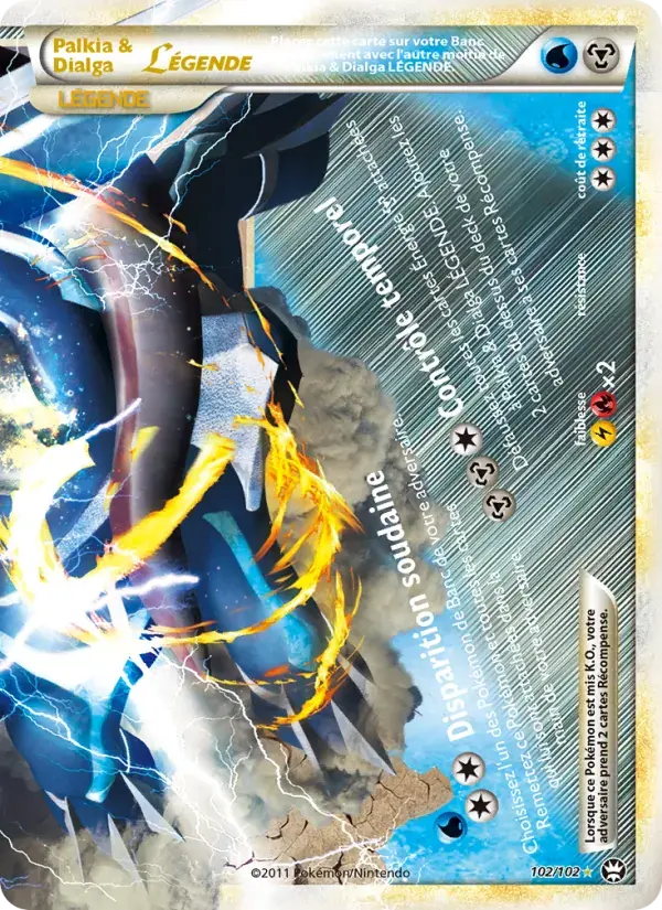 Palkia & Dialga LÉGENDE - 102/103 - Triomphant