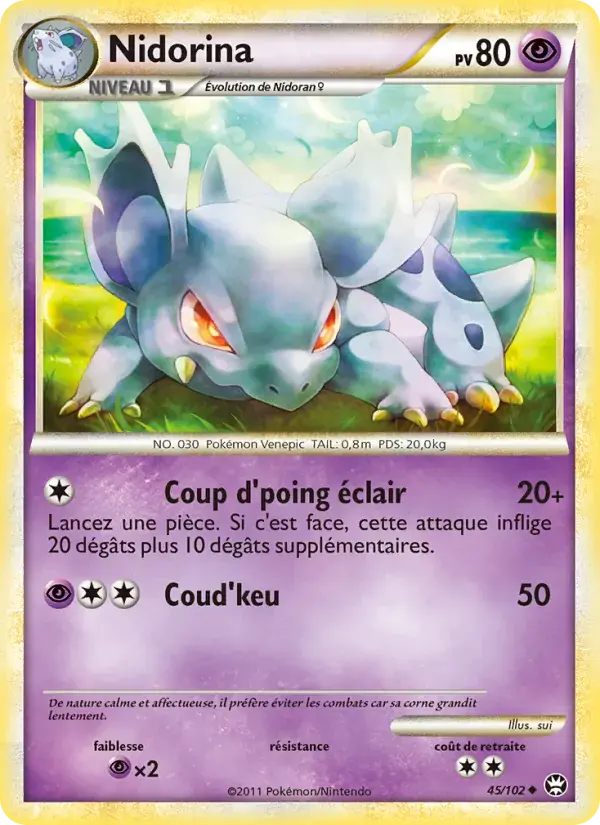 Nidorina - 45/103 - Triomphant