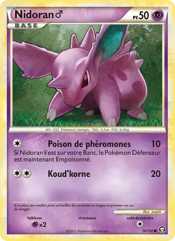 Nidoran♂ - 70/103 - Triomphant