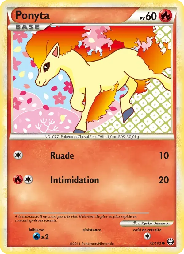 Ponyta - 72/103 - Triomphant