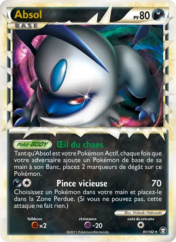 Absol - 91/103 - Triomphant