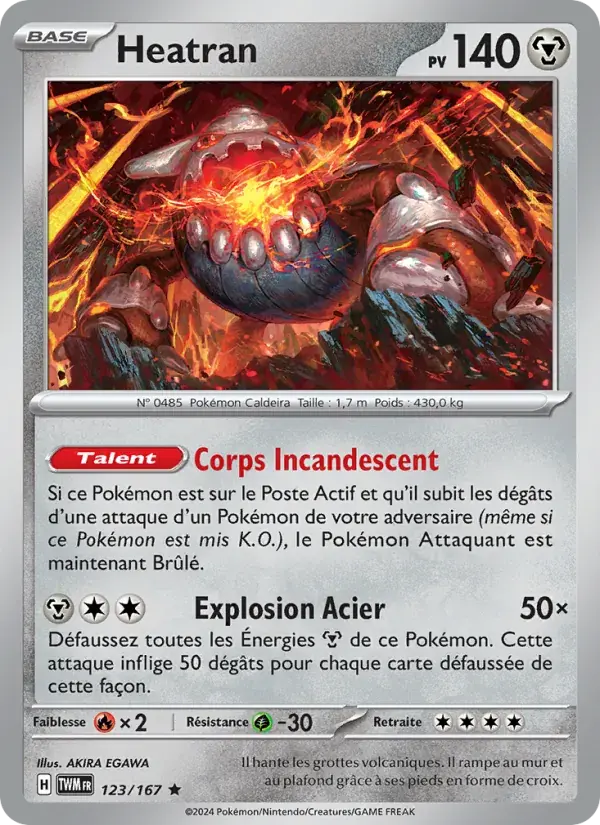 Heatran - 123/226 - Mascarade Crépusculaire