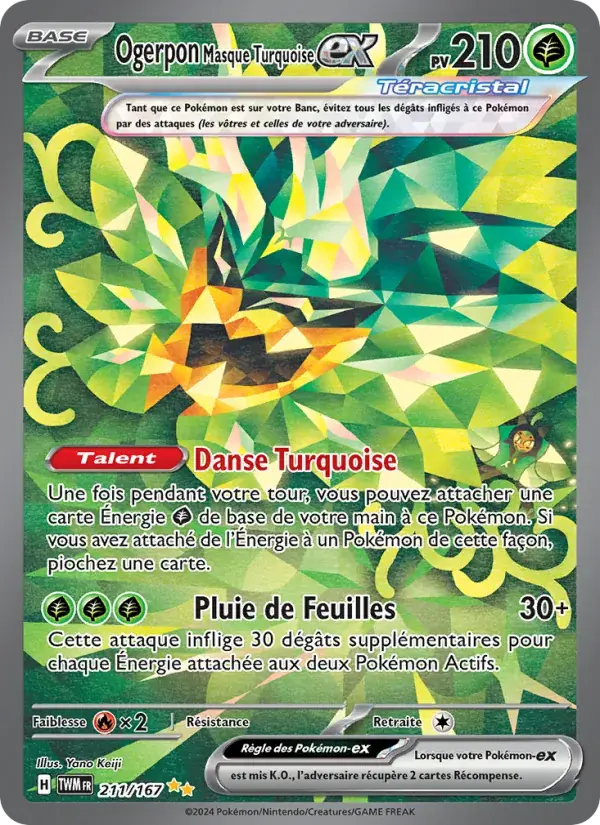 Ogerpon Masque Turquoise-ex - 211/226 - Mascarade Crépusculaire