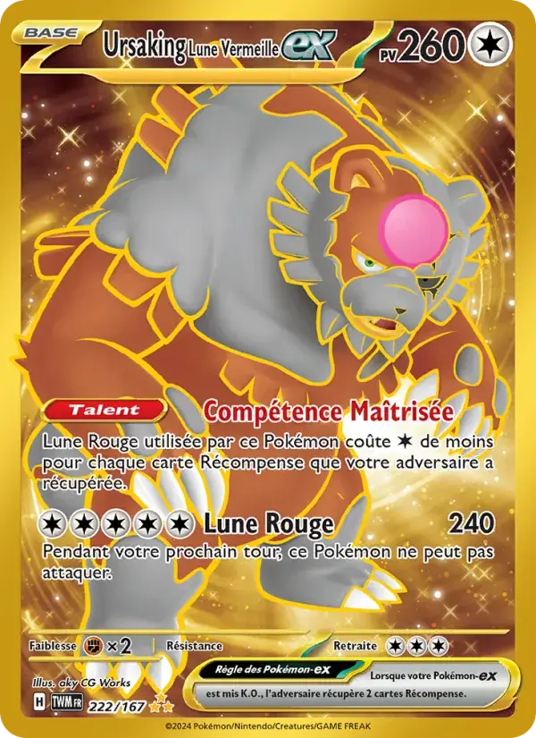 Ursaking Lune Vermeille-ex - 222/226 - Mascarade Crépusculaire