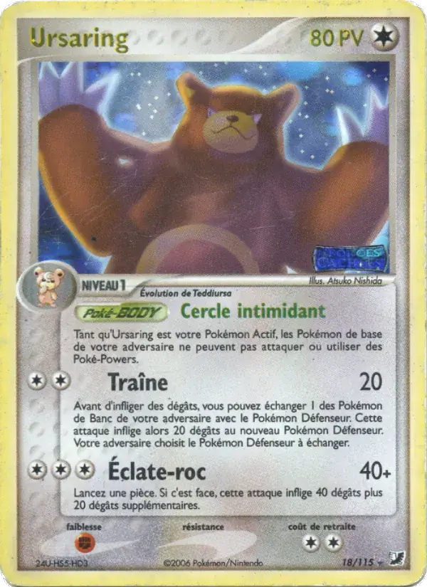 Ursaring - 18/117 - EX Forces Cachées