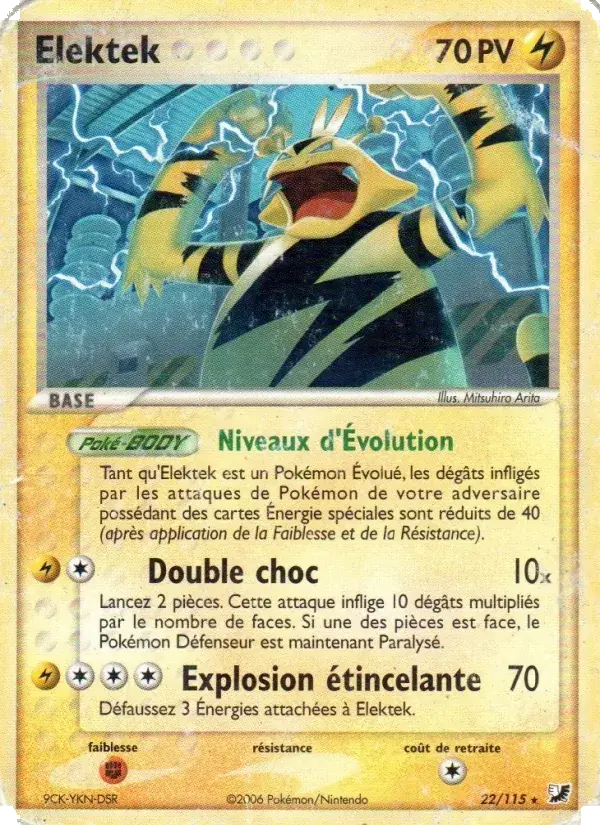 Elektek - 22/117 - EX Forces Cachées