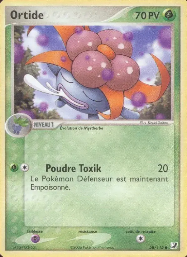 Ortide - 58/117 - EX Forces Cachées