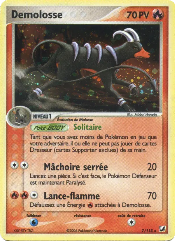 Demolosse - 7/117 - EX Forces Cachées