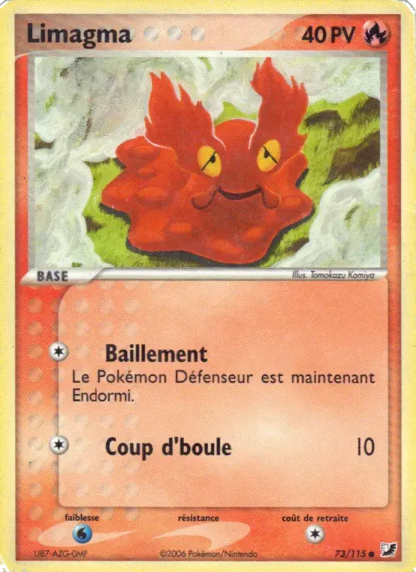 Limagma - 73/117 - EX Forces Cachées