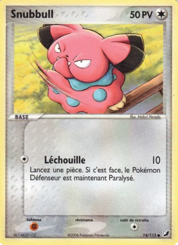 Snubbull - 74/117 - EX Forces Cachées