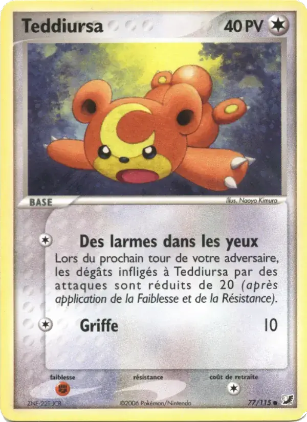 Teddiursa - 77/117 - EX Forces Cachées