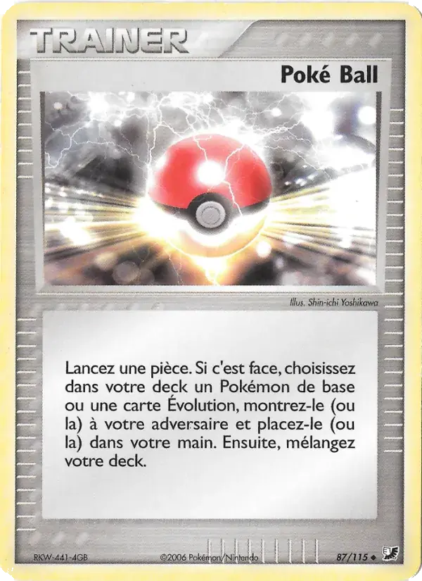 Poké Ball - 87/117 - EX Forces Cachées