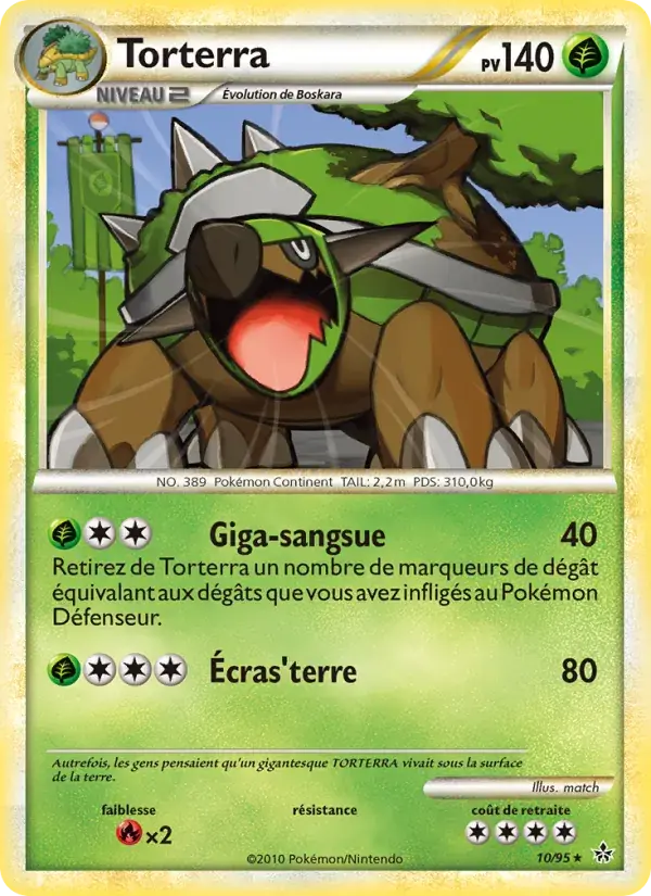 Torterra - 10/96 - Déchaînement