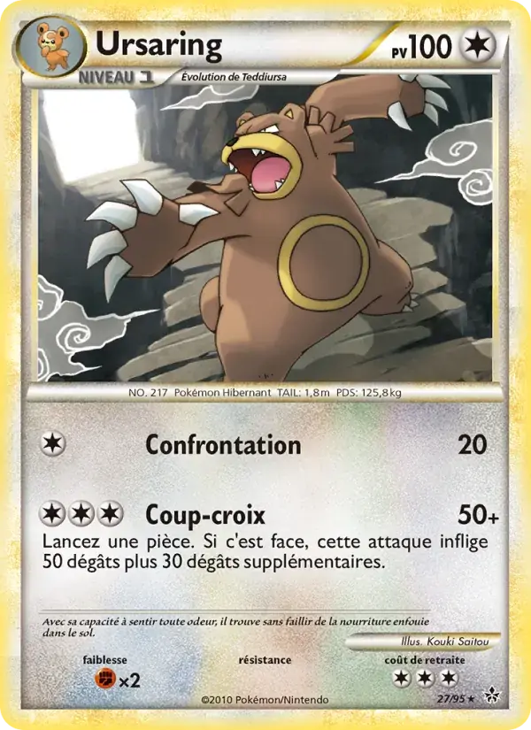 Ursaring - 27/96 - Déchaînement