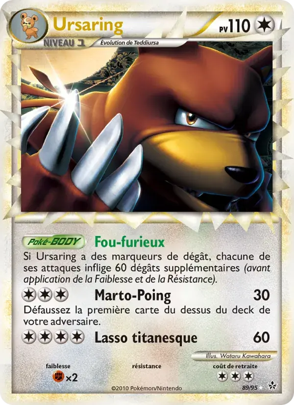 Ursaring - 89/96 - Déchaînement