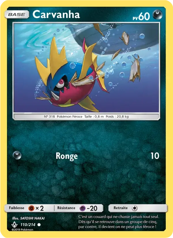 Carvanha - 110/234 - Alliance Infaillible