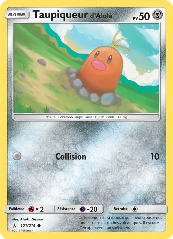 Taupiqueur d’Alola - 121/234 - Alliance Infaillible