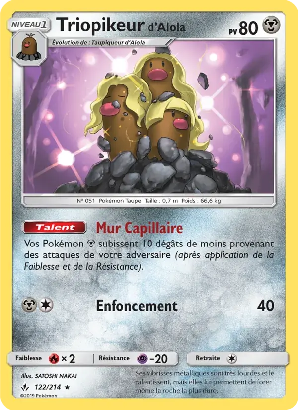 Triopikeur d’Alola - 122/234 - Alliance Infaillible