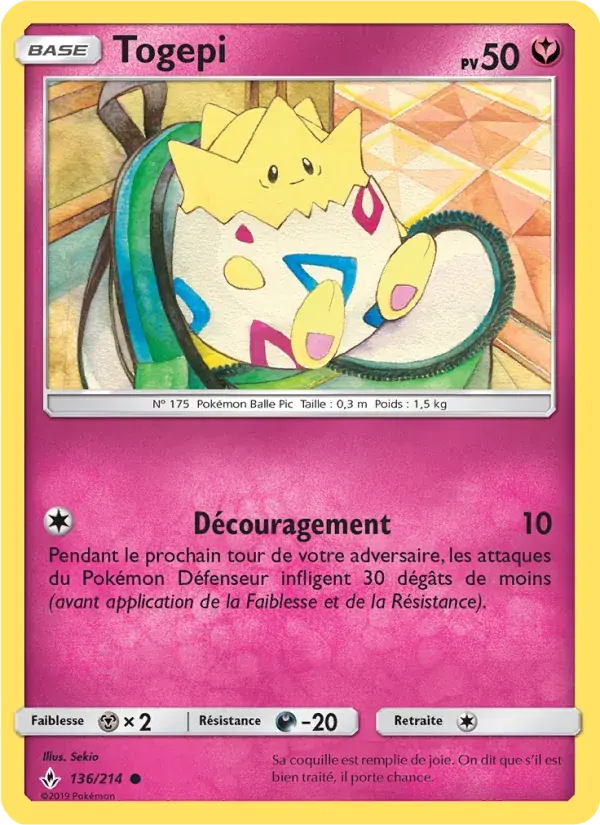 Togepi - 136/234 - Alliance Infaillible