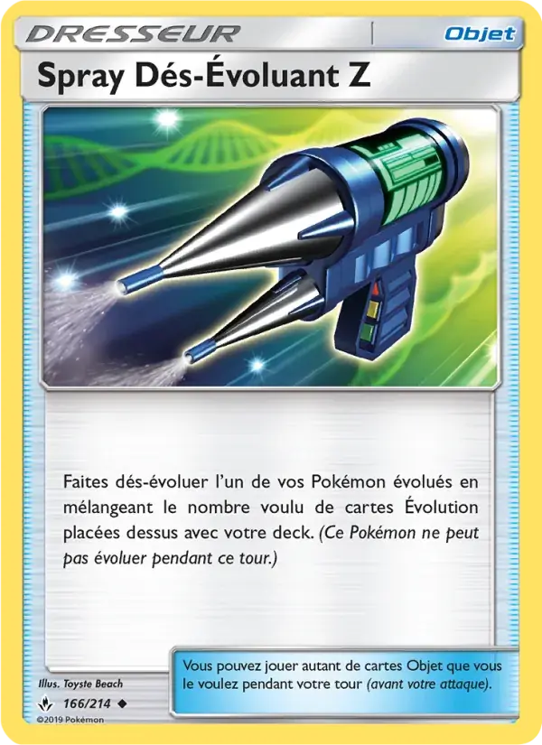Spray Dés-Évoluant Z - 166/234 - Alliance Infaillible
