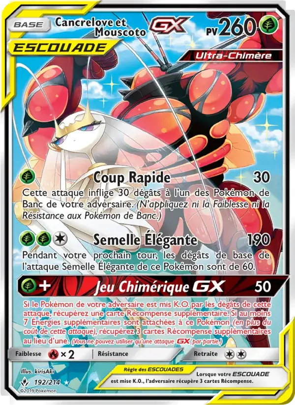 Cancrelove et Mouscoto GX - 192/234 - Alliance Infaillible
