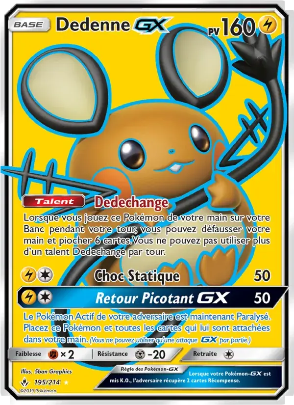 Dedenne GX - 195/234 - Alliance Infaillible