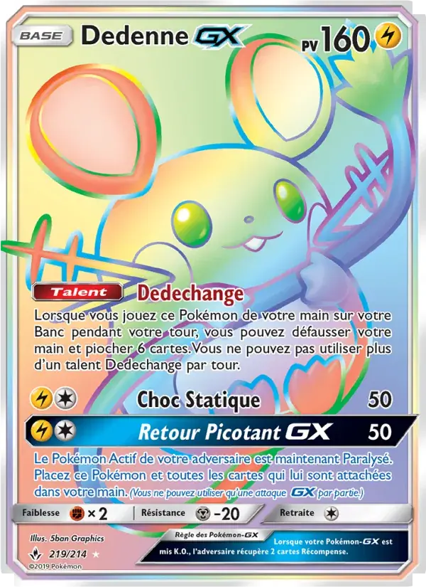 Dedenne GX - 219/234 - Alliance Infaillible