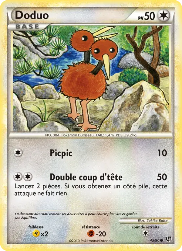 Doduo - 45/91 - Indomptable