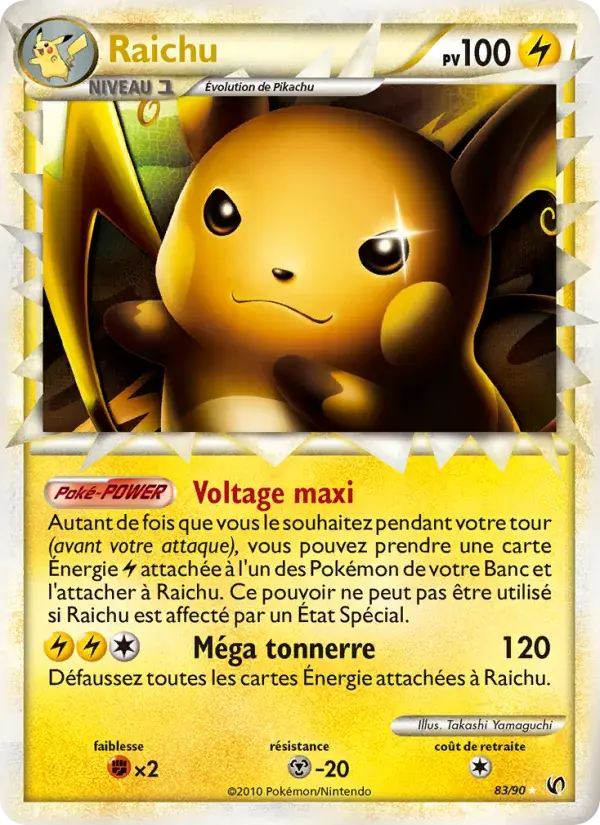 Raichu - 83/91 - Indomptable