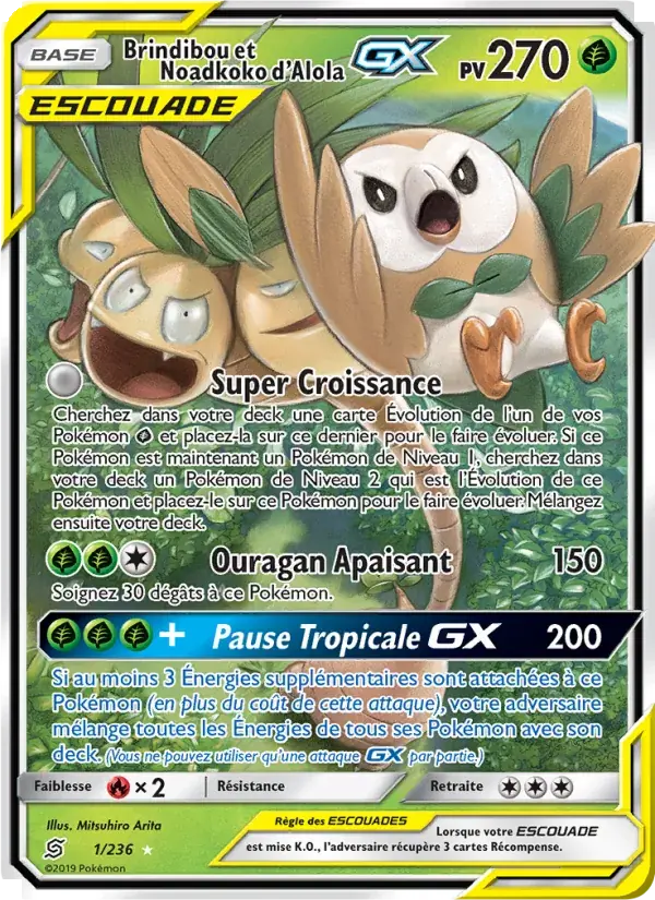 Brindibou et Noadkoko d’Alola GX - 1/258 - Harmonie des Esprits