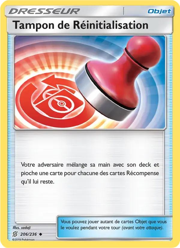 Tampon de Réinitialisation - 206/258 - Harmonie des Esprits