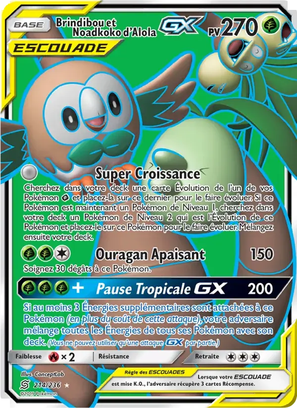 Brindibou et Noadkoko d’Alola GX - 214/258 - Harmonie des Esprits