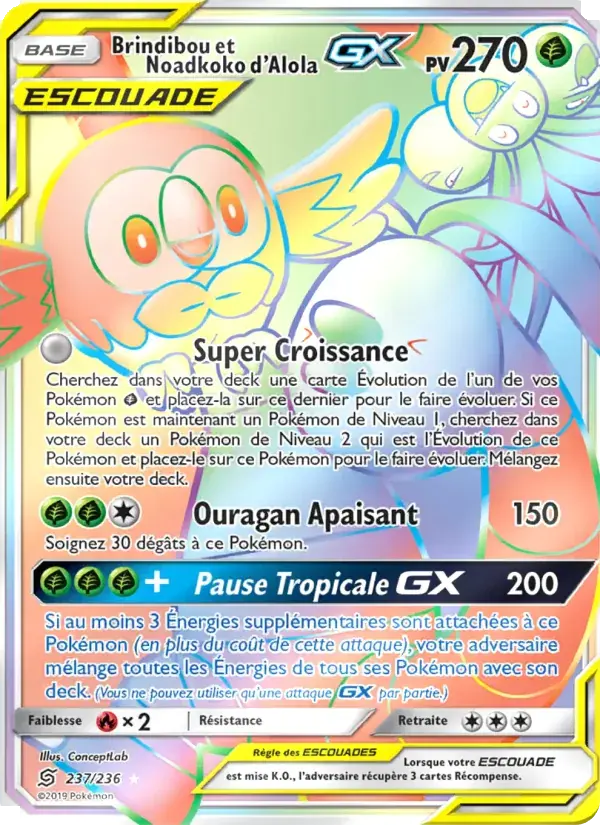 Brindibou et Noadkoko d’Alola GX - 237/258 - Harmonie des Esprits