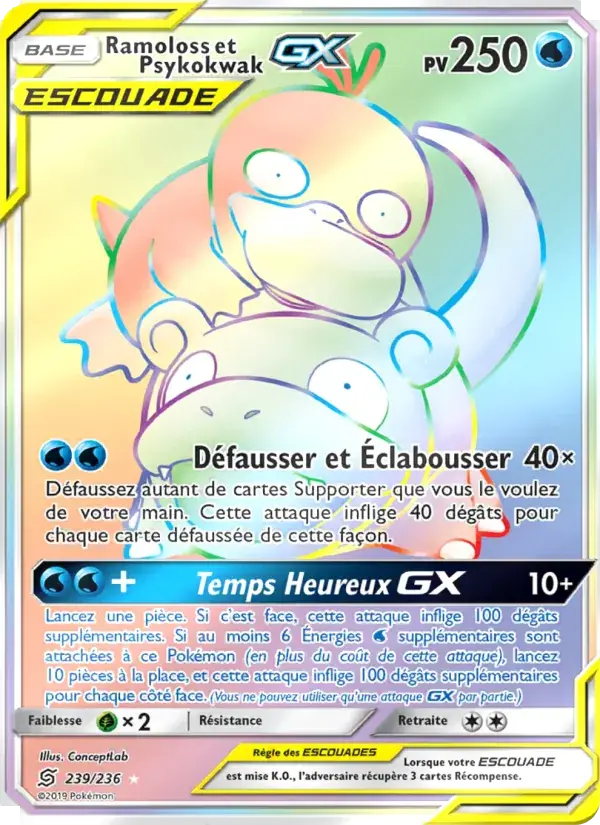 Ramoloss et Psykokwak GX - 239/258 - Harmonie des Esprits