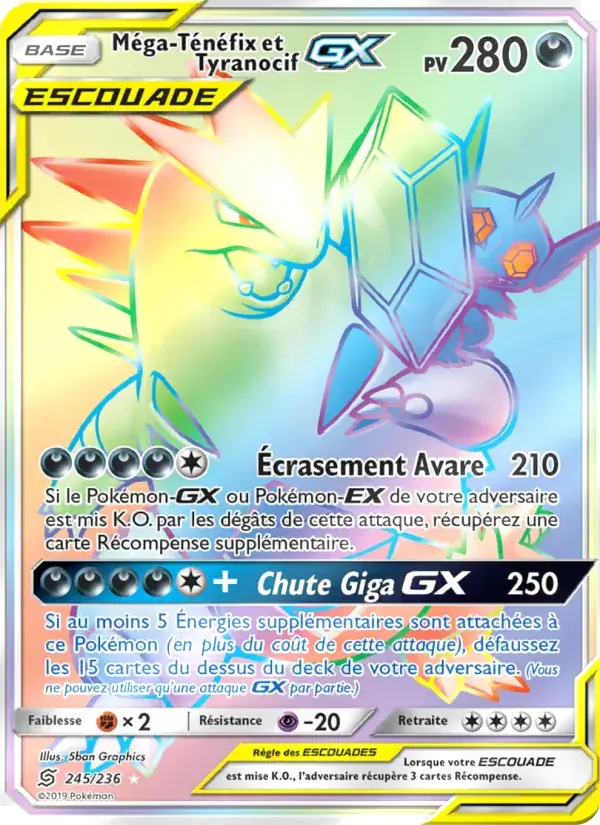 Méga-Ténéfix et Tyranocif GX - 245/258 - Harmonie des Esprits