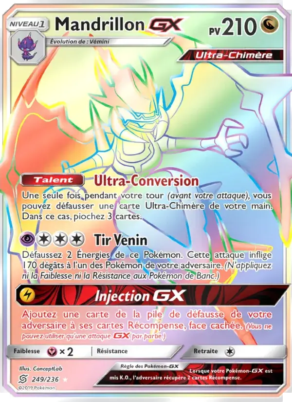 Mandrillon GX - 249/258 - Harmonie des Esprits