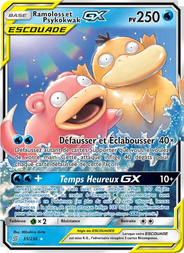 Ramoloss et Psykokwak GX - 35/258 - Harmonie des Esprits