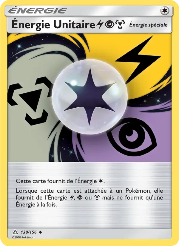 Énergie Unitaire LightningPsychicMetal - 138/173 - Ultra-Prisme