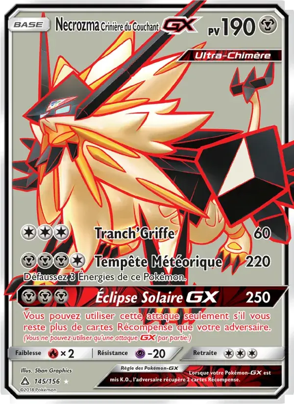 Necrozma Crinière du Couchant GX - 145/173 - Ultra-Prisme