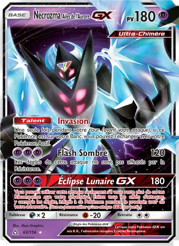 Necrozma Ailes de l’Aurore GX - 63/173 - Ultra-Prisme