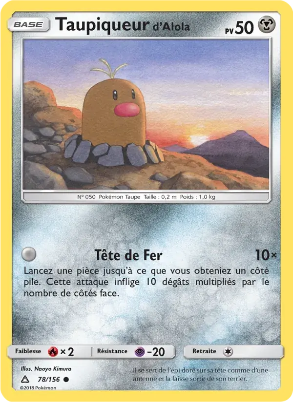 Taupiqueur d’Alola - 78/173 - Ultra-Prisme