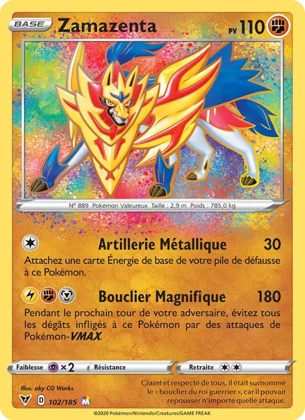 Zamazenta - 102/203 - Voltage Éclatant