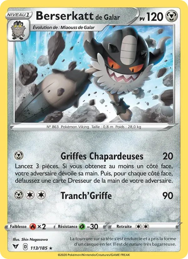 Berserkatt de Galar - 113/203 - Voltage Éclatant