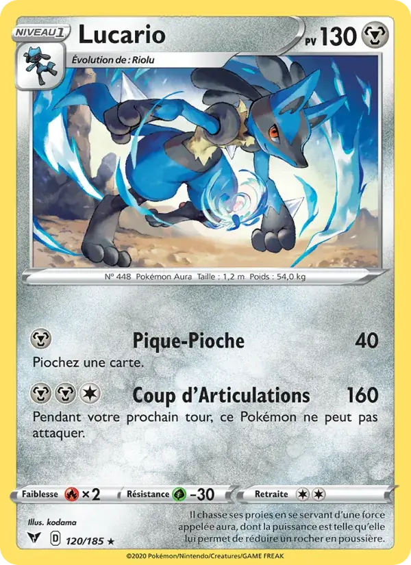 Lucario - 120/203 - Voltage Éclatant